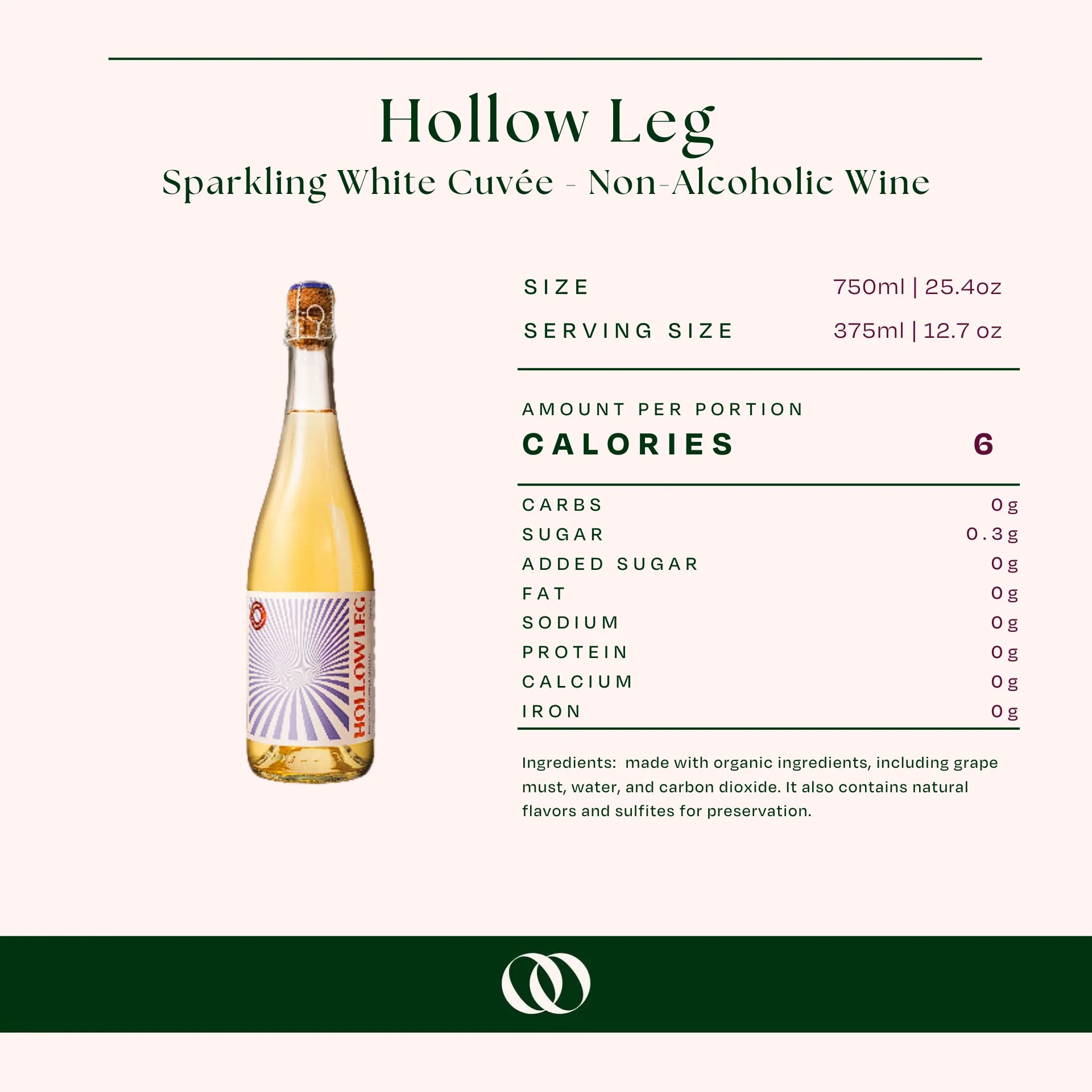 Hollow Leg - Sparkling White Cuvée - Non-Alcoholic Sparkling Wine Bundle - Image 5